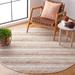 White 72 x 0.47 in Indoor Area Rug - Highland Dunes Magellan Striped Handmade Flatweave Cotton Ivory Area Rug Cotton | 72 W x 0.47 D in | Wayfair