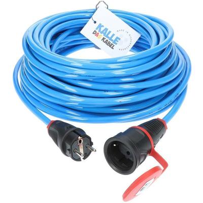 Kalle Verlängerungskabel Schuko 2,5mm² Extreme Blau IP54 50 Meter