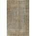 Over-dyed Geometric Tabriz Persian Wool Rug Hand-knotted Carpet - 8'2" x 11'2"