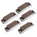 5Pcs Door Cabinet Magnetic Catch Magnet Latch Closure ABS Brown 73mm Length - 5 Pack