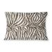 ZEBRA BROWN Lumbar Pillow By Kavka Designs