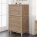 Chic Hazel Solid Wood Chest with 5 Large Drawers
