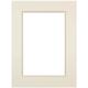 Passe-partout double beige 30x40 cm ouverture 20x30 cm, en carton - fabriqué en France - Beige