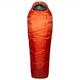 Rab - Solar Eco 4 - Kunstfaserschlafsack Gr bis 200 cm Körperlänge Zip: Left Rot