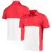 Men's Under Armour Red/White Texas Tech Red Raiders 2022 Blocked Coaches Performance Polo