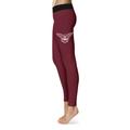 Women's Maroon Texas Woman's Pioneers Plus Size Solid Yoga Leggings