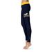 Women's Navy La Salle Explorers Solid Yoga Leggings