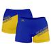 Women's Blue Morehead State Eagles Color Block Shorts