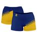 Women's Navy Rochester Yellow Jackets Color Block Shorts