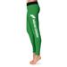 Women's Green North Texas Mean Plus Size Solid Yoga Leggings