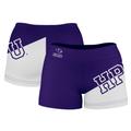 Women's Purple High Point Panthers Plus Size Color Block Shorts