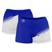 Women's Royal Indiana State Sycamores Plus Size Color Block Shorts
