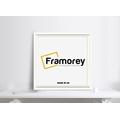 FRAMOREY Square Size Picture Frame, 26x26 Inch Size White Photo Frame, Oslo Style Poster Frame, With a High Clarity Styrene Shatterproof Perspex Sheet