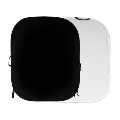 Manfrotto Collapsible Reversible Background (Black/White, 5 x 6') LL LC5621