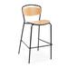 m.a.d. Furniture Design Thru Bar Stool Wood/Metal in Blue | 41.25 H x 21.6 W x 20.5 D in | Wayfair G63BU-DBLU-DBLU SF112