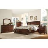 GalaxyHomeFurnishings Baltimore 5 Pc Queen Bedroom Set Dark Walnut, Wood | 75 H x 65 W x 92 D in | Wayfair