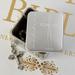 Personalization Mall Holy Name Personalized First Communion Trinket Rosary Jewelry Box Metal/Fabric in Gray | 1.75 H x 2 W x 1.25 D in | Wayfair