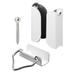 Prime-Line Screen Hanger Shutter/Door Accessory in White | 4.81 H x 1.88 W x 1 D in | Wayfair L 5814