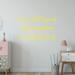 VWAQ You are the Artist of your Life Wall Decal Vinyl in White/Yellow | 21 H x 36 W in | Wayfair YATA_21X36_YELLOW