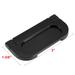 3-inch x 1-3/8-inch Door Drawer Handle Flush Ring Pull Zinc Alloy - Black - 3" x 1-3/8"