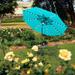 GDY 10 ft Patio Umbrella with 40 Solar LED lights (With Base)