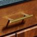 IXIR 12-5/8 in 320mm Brushed Solid Gold Cabinet Handle Drawer Pull