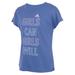Adidas Shirts & Tops | Adidas Little Girls Short Sleeves Slit Dolman T-Shirt Size 5. | Color: Blue | Size: 5g