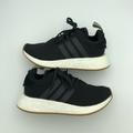 Adidas Shoes | Men's Adidas Nmd R2 Black Gum Shoes Size 5 | Color: Black/White | Size: 5