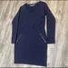 Athleta Dresses | Navy Athleta Enchanted Sweater Dress Size Small | Color: Blue | Size: S