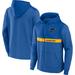 Men's Fanatics Branded Heathered Blue St. Louis Blues Iconic Ultimate Champion Full-Zip Hoodie