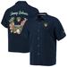 Men's Tommy Bahama Navy Milwaukee Brewers Baseball Bay Button-Up Shirt