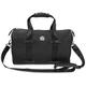 Black Rhode Island Anchormen Leather Overnight Bag