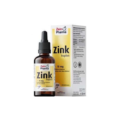 Zein Pharma – ZINK TROPFEN 15 mg ionisiert Mineralstoffe 05 l