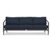 Joss & Main Delaine Outdoor Sofa - Slate/Pebble Gray Metal/Rust - Resistant Metal/Sunbrella® Fabric Included in Gray/Black | Wayfair