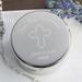 Personalization Mall Personalized Communion Engraved Rosary Jewelry Box Metal/Fabric in Gray | 1.5 H x 2.5 W x 2 D in | Wayfair 14288