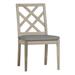 Summer Classics Haley Patio Dining Side Chair w/ Cushions Wood in Brown | 36.25 H x 20.75 W x 24.75 D in | Wayfair 294727+C2656455N