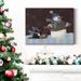 The Holiday Aisle® Night Ride- Premium Gallery Wrapped Canvas - Ready To Hang Canvas, Solid Wood in Black/Blue/Green | 20 H x 16 W x 1 D in | Wayfair