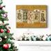 The Holiday Aisle® Cheer Tags- Premium Gallery Wrapped Canvas - Ready To Hang Metal in Black/Blue/Green | 40 H x 30 W x 1 D in | Wayfair