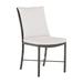 Summer Classics Monaco Patio Dining Side Chair w/ Cushions in Gray | 36.5 H x 19.5 W x 25 D in | Wayfair 342131+C3876258N