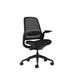 Steelcase Series 1 Task Chair Upholstered/Mesh in Black | 41.25 H x 23.5 W x 27 D in | Wayfair SX49804RD4NX454346