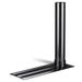 Arlmont & Co. Felesha Mounted Flagpole Steel in Black/Gray | 15.55 H x 15.94 W x 5.75 D in | Wayfair 7441566C658146EF8896B22166BC3777