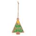 The Holiday Aisle® John 3:16 Hanging Figurine Ornament Wood in Brown/Green | 4.1 H x 3.9 W x 3.6 D in | Wayfair 870F277C713945DBB2A8D9F98B167360