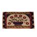 Red 36 x 24 x 0.25 in Indoor Area Rug - Red Barrel Studio® Park Designs Flower Basket Hooked Rug 2" X 3" redPolyester | Wayfair