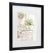 Red Barrel Studio® The Macneil Studio 'Shabby Chic' Matted Framed Art Canvas in Green/White | 16 H x 13 W x 0.75 D in | Wayfair