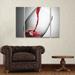 Latitude Run® Jesus M. Garcia 'Copa Grana' Multi Panel Art Set 3 Piece Canvas in Gray/Red/White | 30 H x 41 W x 2 D in | Wayfair