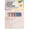 Fensterbilder Vorlagen-Set Bloom & Grow 15-Teilig