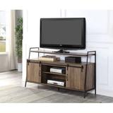 60 inch OAK TV stand vintage wood TV media console