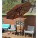 9Ft 3-Tiers Outdoor Patio Umbrella with Crank and tilt and Wind Vents