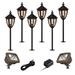 Uvas Bronze 10-Piece LED Landscape Path and Flood Light Set