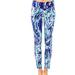 Lilly Pulitzer Pants & Jumpsuits | Lilly Pulitzer Women Luxletic 26" Weekender Legging Bright Navy Crash The Bash | Color: Blue/White | Size: S